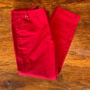 Zara Red Pants.  Size 6
